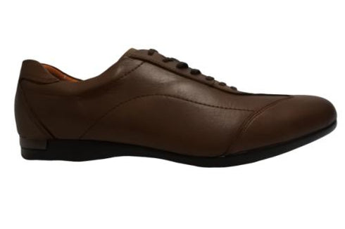 【KANEKA designo7001 ブラウン】幅広4E 日本製本革タウンウォーキングシューズ